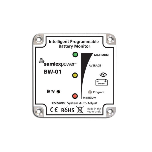 BW-01 Intelligent Programmable Battery Monitor 12/24V Single Bank