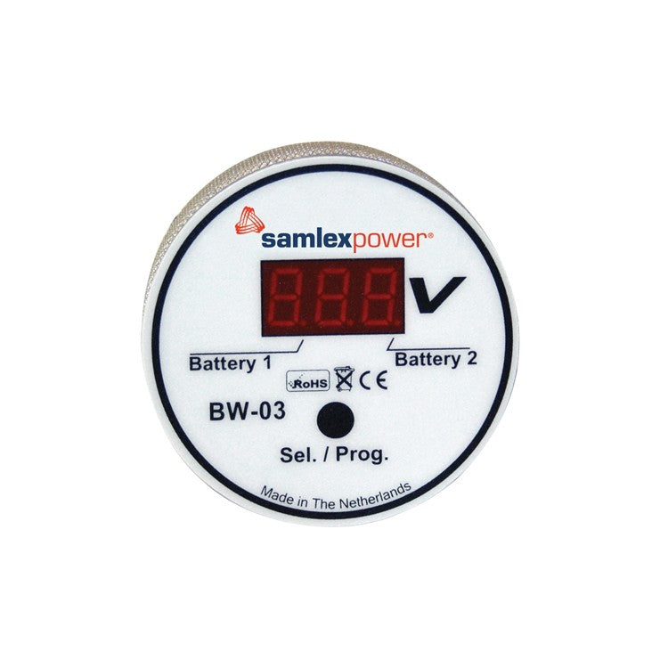 BW-03 Intelligent Programmable Battery Monitor 12/24V Dual Bank