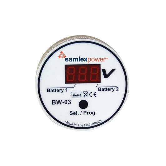 BW-03 Intelligent Programmable Battery Monitor 12/24V Dual Bank