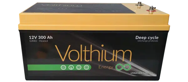 12V 300Ah self-heating battery