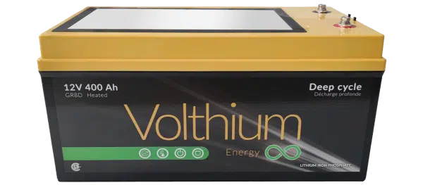 12V 400Ah self-heating battery