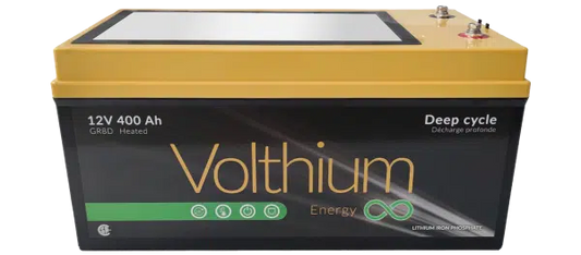 12V 400Ah self-heating battery