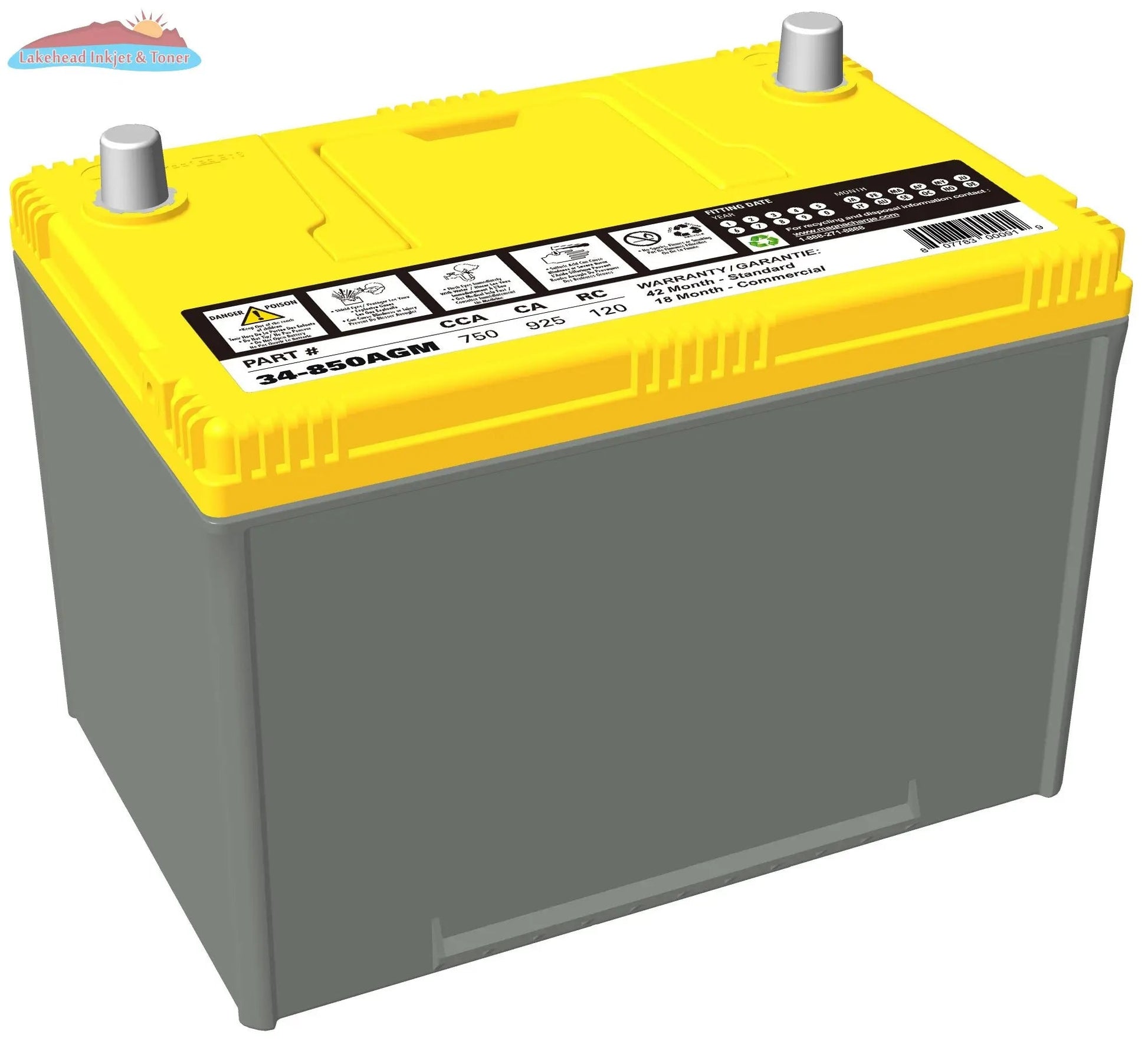 Magnacharge 34-850AGM Lakehead Inkjet & Toner