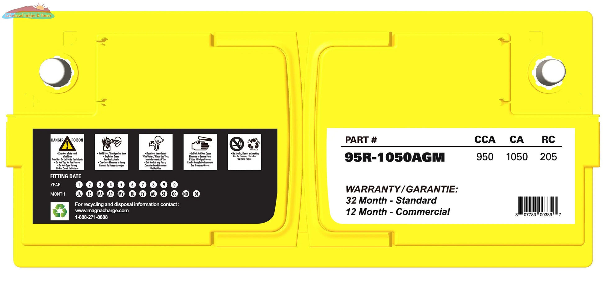 Magnacharge 95R-1050AGM Lakehead Inkjet & Toner