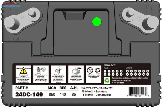 Magnacharge Group 24 Deep Cycle Battery Magnacharge
