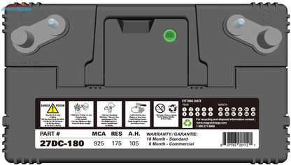 Magnacharge Group 27 Deep Cycle Battery Magnacharge