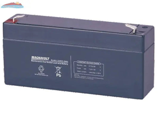 Magnavolt 6V/3.2AH Sealed Lead Acid Battery Magnacharge