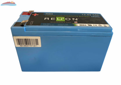 RELiON RB5 12V 5Ah Lithium Deep Cycle Battery Lakehead Inkjet & Toner